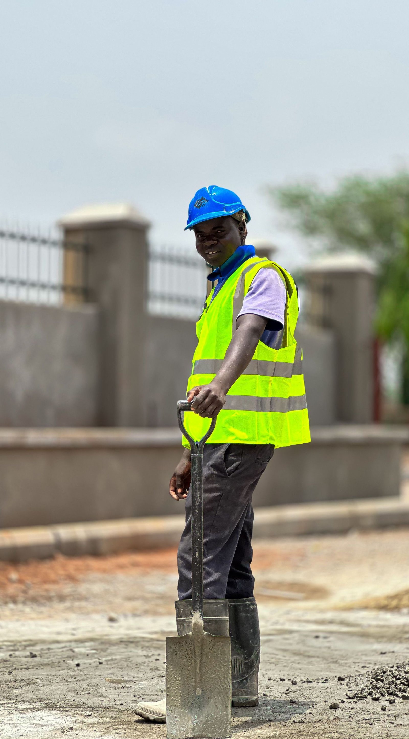 Équipe ABCS sur un chantier en Côte d'Ivoire